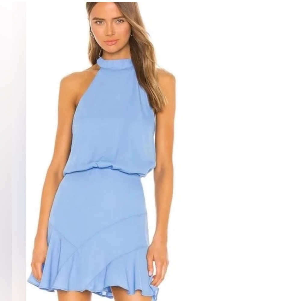 Krisa Halter Dress Light Blue - Size X-Small (Sold out online)